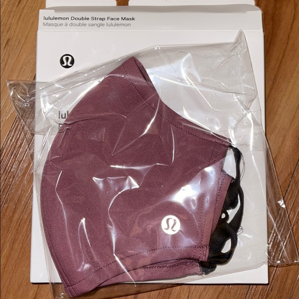 Lulu lemon double strap mask